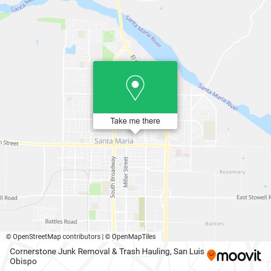 Mapa de Cornerstone Junk Removal & Trash Hauling