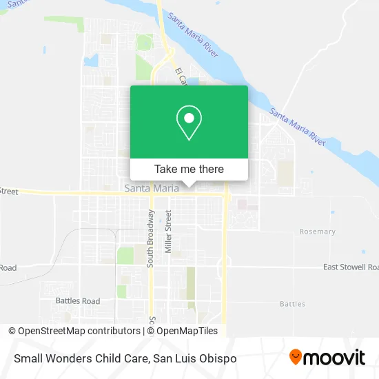Small Wonders Child Care map