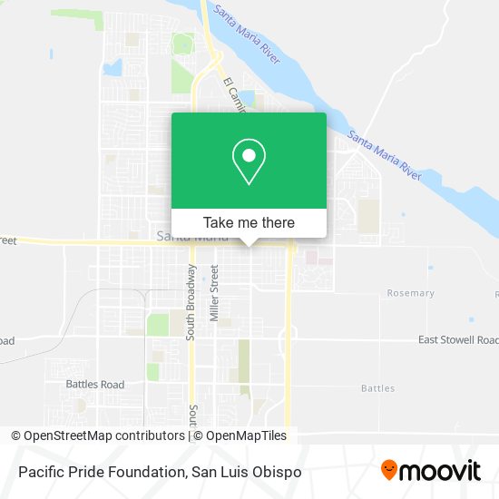 Mapa de Pacific Pride Foundation