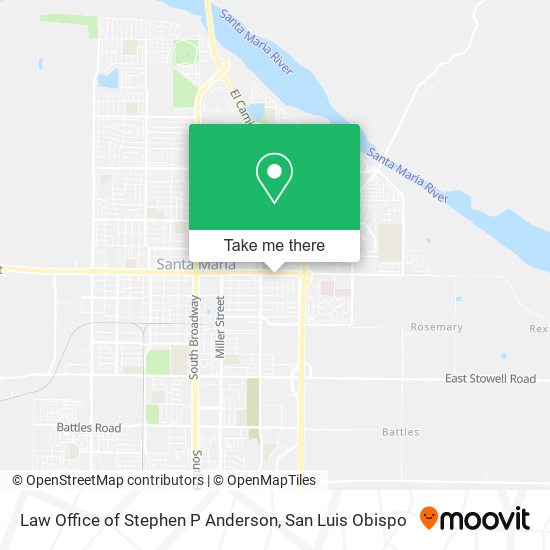 Law Office of Stephen P Anderson map