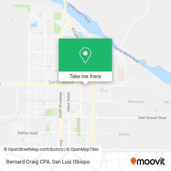 Mapa de Bernard Craig CPA