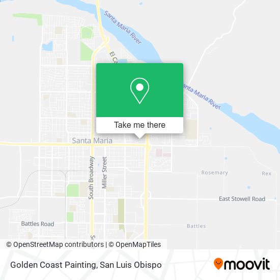 Golden Coast Painting map