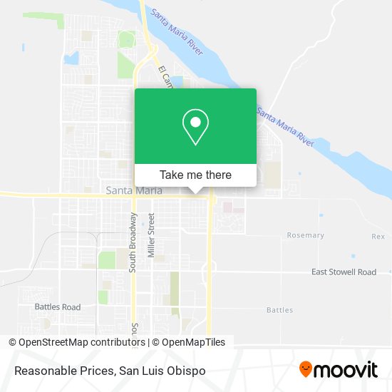 Reasonable Prices map
