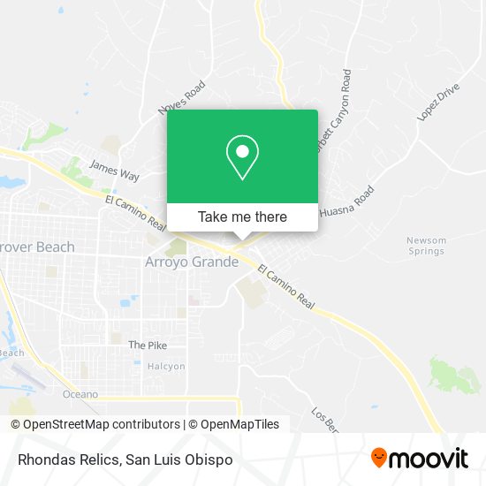 Rhondas Relics map