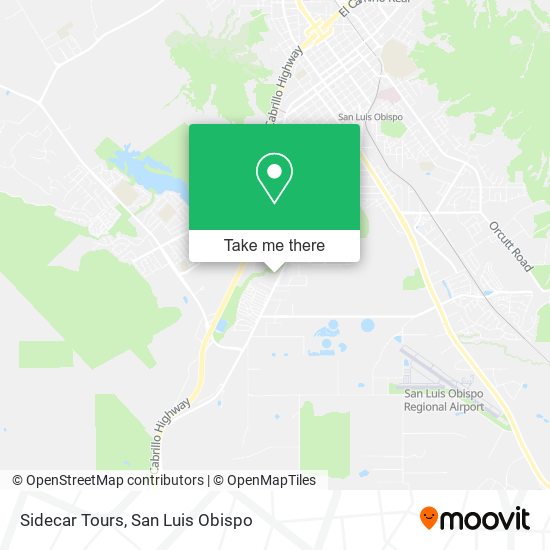 Sidecar Tours map