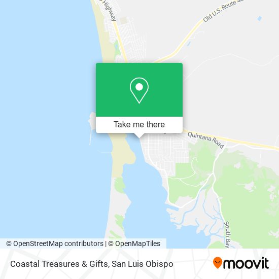 Coastal Treasures & Gifts map
