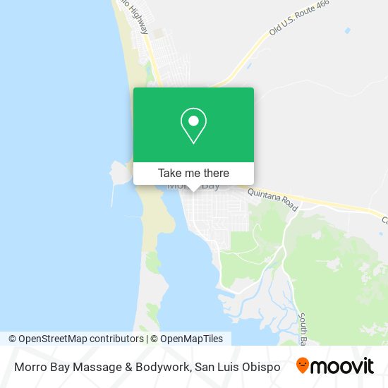 Morro Bay Massage & Bodywork map