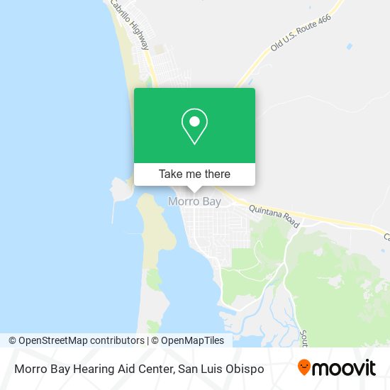 Morro Bay Hearing Aid Center map