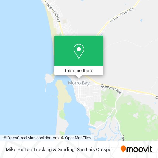 Mike Burton Trucking & Grading map