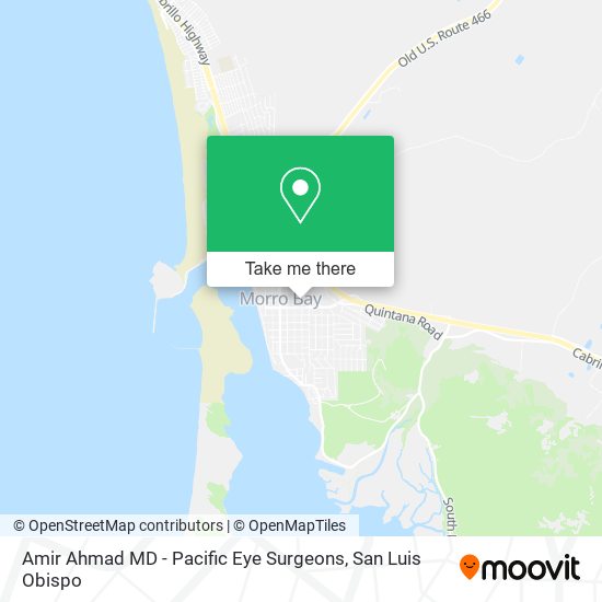 Amir Ahmad MD - Pacific Eye Surgeons map