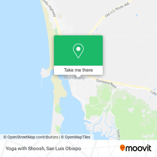 Yoga with Shoosh map