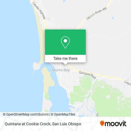 Quintana at Cookie Crock map