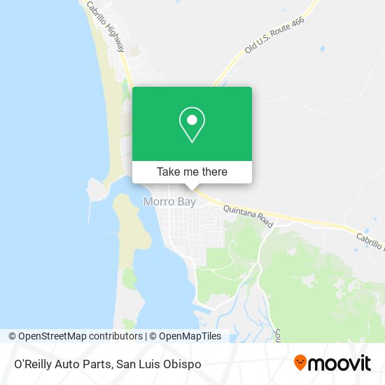 O'Reilly Auto Parts map