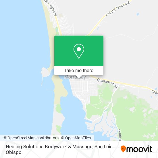 Mapa de Healing Solutions Bodywork & Massage