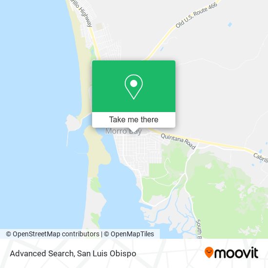 Advanced Search map