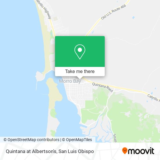 Quintana at Albertson's map