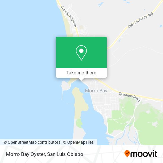 Morro Bay Oyster map