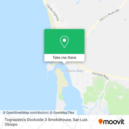 Tognazzini's Dockside 3 Smokehouse map