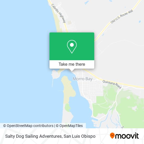 Salty Dog Sailing Adventures map