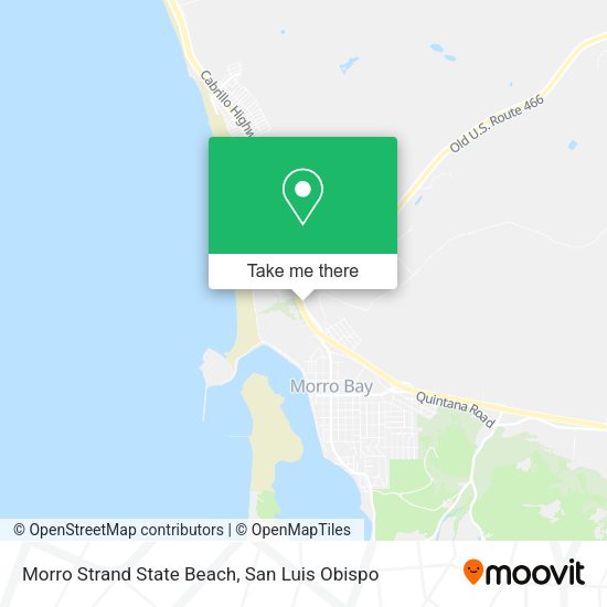 Morro Strand State Beach map