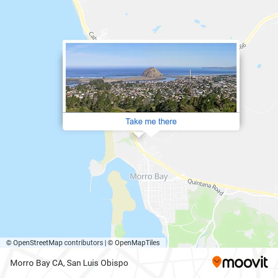 Mapa de Morro Bay CA