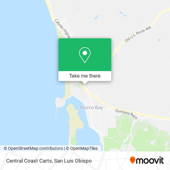 Central Coast Carts map