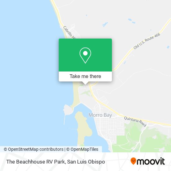 The Beachhouse RV Park map
