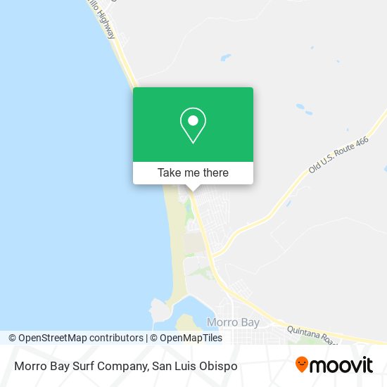 Morro Bay Surf Company map
