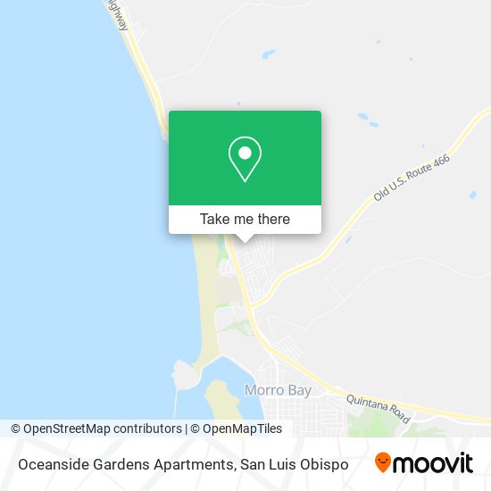 Mapa de Oceanside Gardens Apartments
