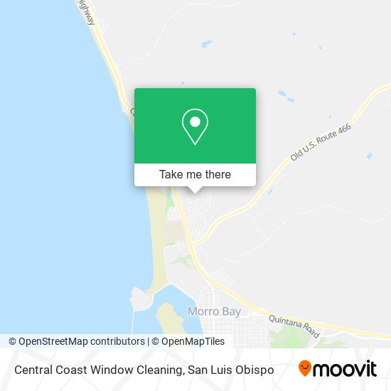 Central Coast Window Cleaning map