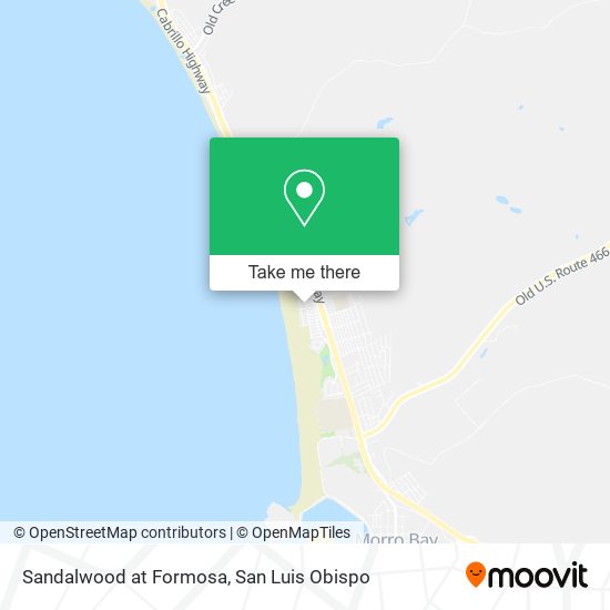 Sandalwood at Formosa map