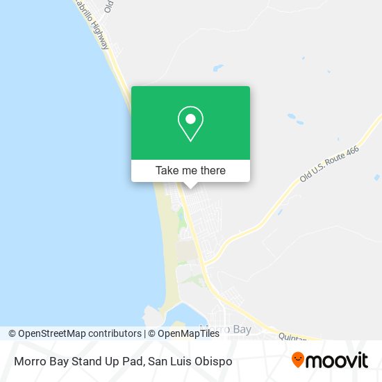 Mapa de Morro Bay Stand Up Pad