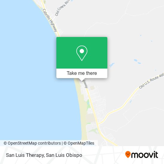 San Luis Therapy map
