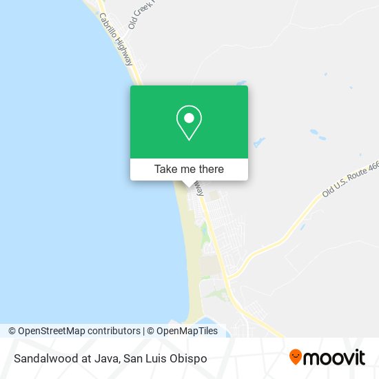 Sandalwood at Java map