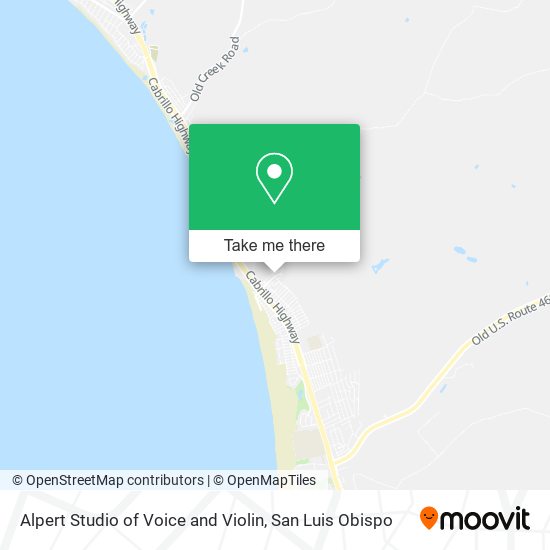 Mapa de Alpert Studio of Voice and Violin