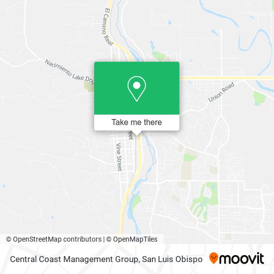 Central Coast Management Group map