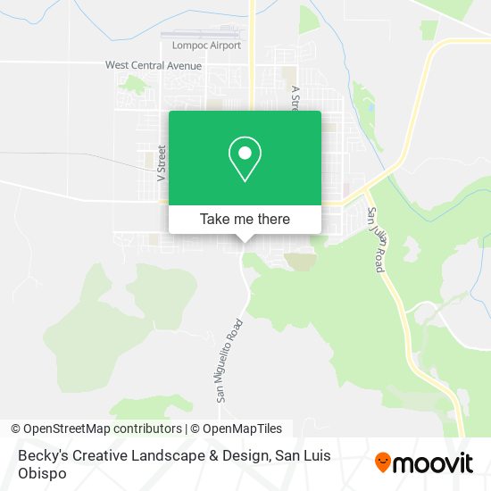Becky's Creative Landscape & Design map