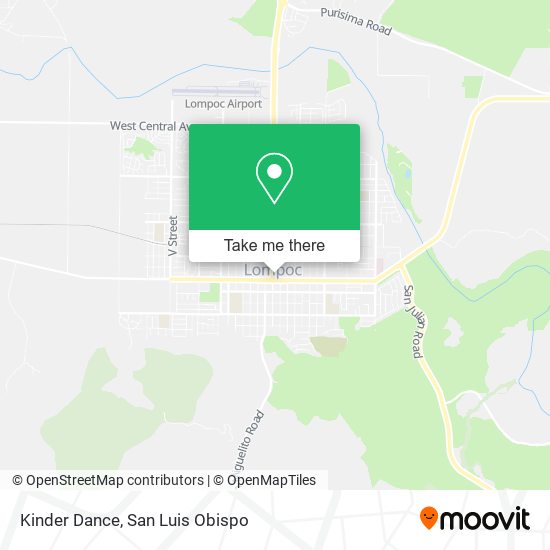 Kinder Dance map