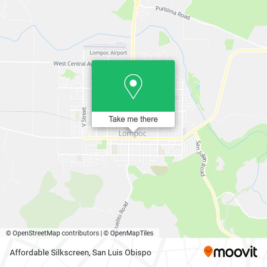 Mapa de Affordable Silkscreen