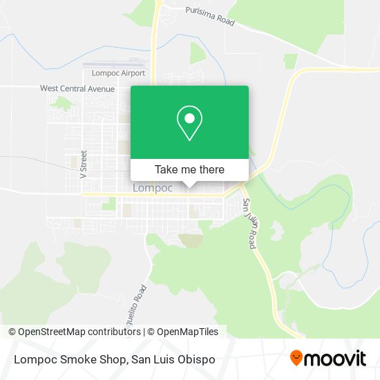 Lompoc Smoke Shop map