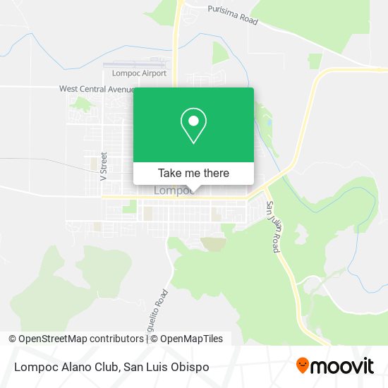 Lompoc Alano Club map