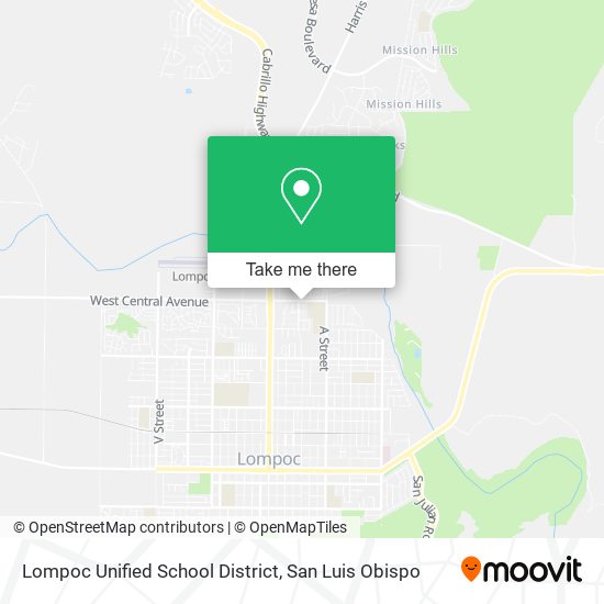 Mapa de Lompoc Unified School District