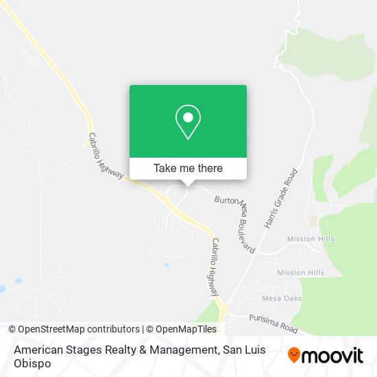 Mapa de American Stages Realty & Management