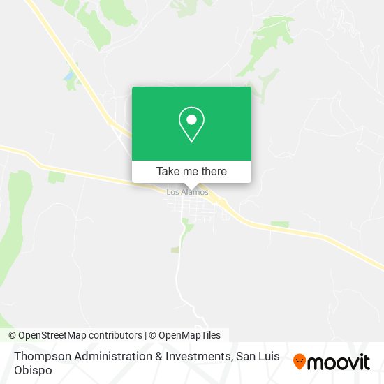 Mapa de Thompson Administration & Investments