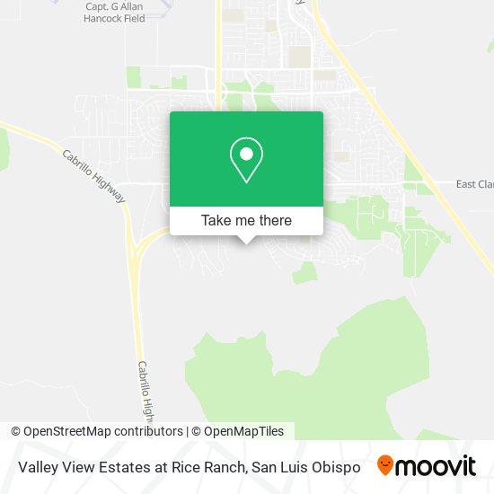Valley View Estates at Rice Ranch map