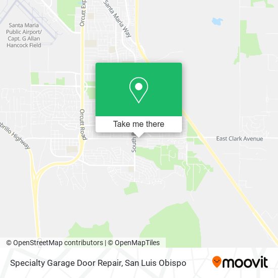 Specialty Garage Door Repair map