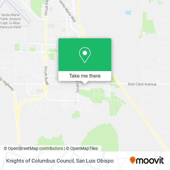 Knights of Columbus Council map