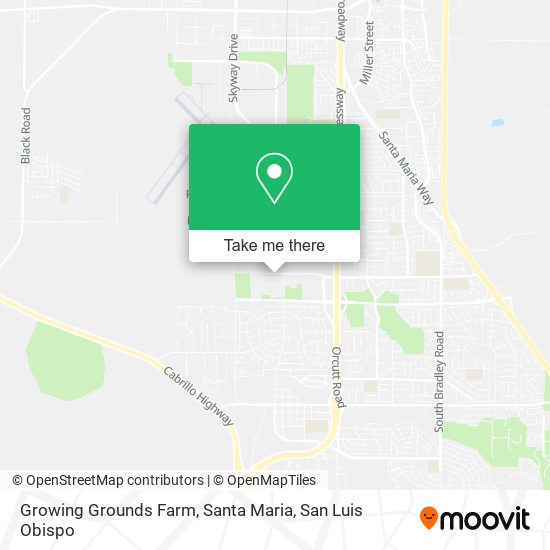 Growing Grounds Farm, Santa Maria map