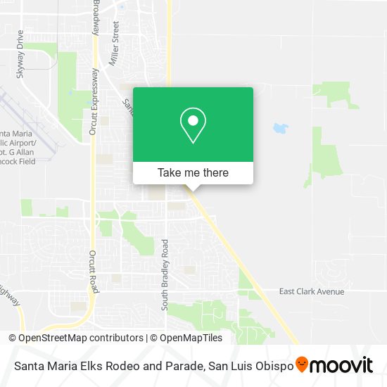 Mapa de Santa Maria Elks Rodeo and Parade