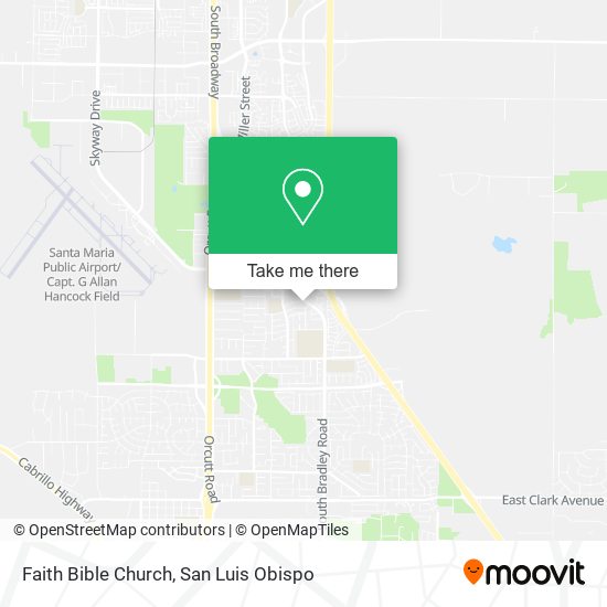 Mapa de Faith Bible Church